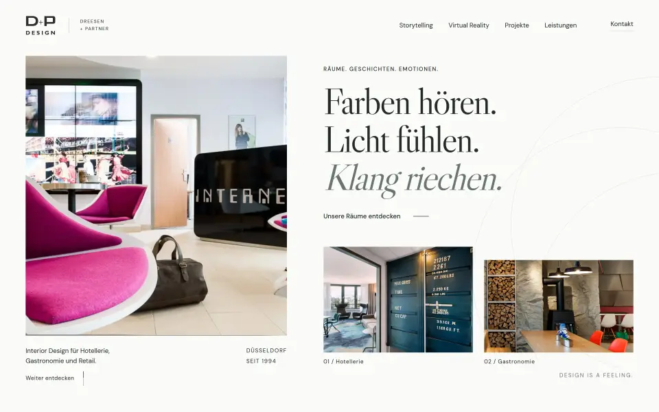 D+P Design · Atelier, Interior Design, Düsseldorf