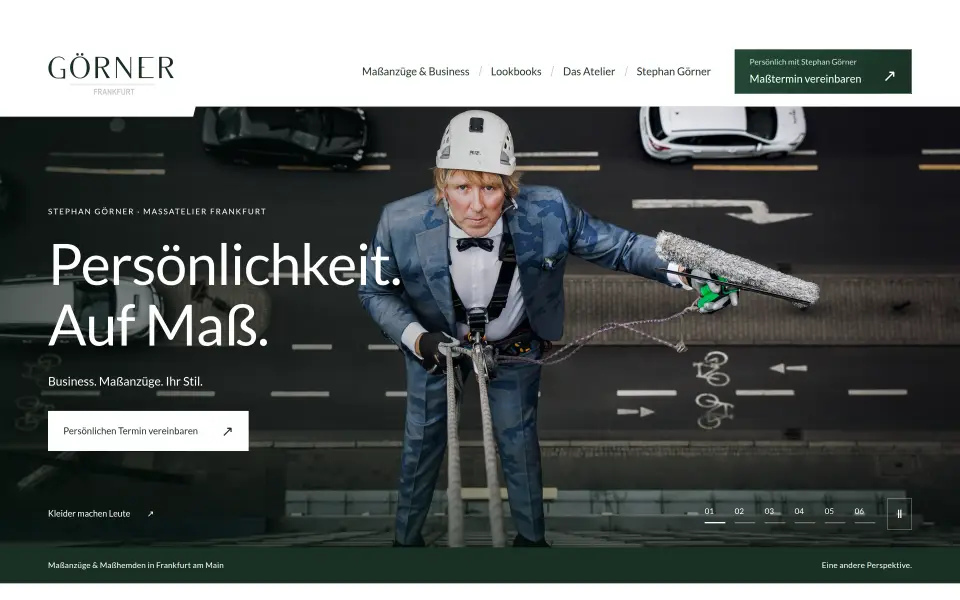 Stephan Görner, Maßschneider, Frankfurt am Main