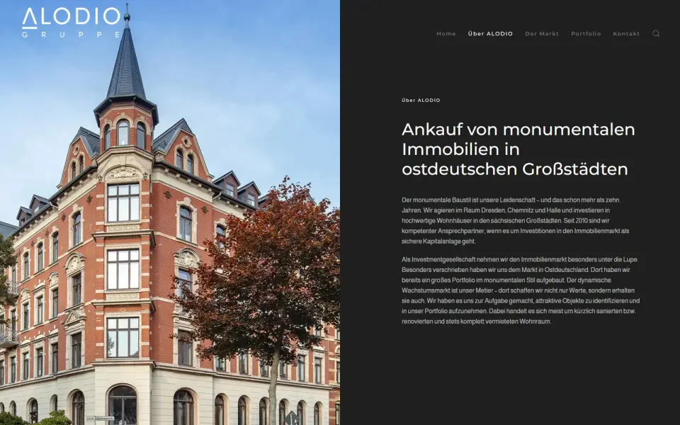 Alodio Gruppe, Immobilieninvestment