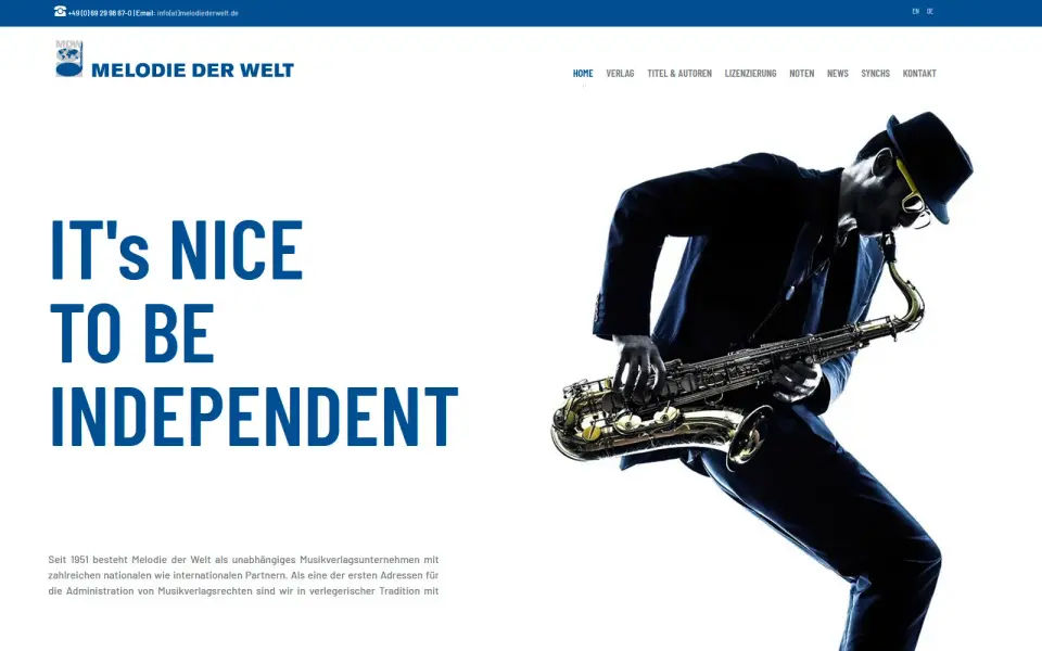 Melodie der Welt, Musikverlag