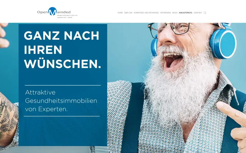 Open Mainded Projektentwicklung AG, Gesundheitsimmobilien, Frankfurt am Main