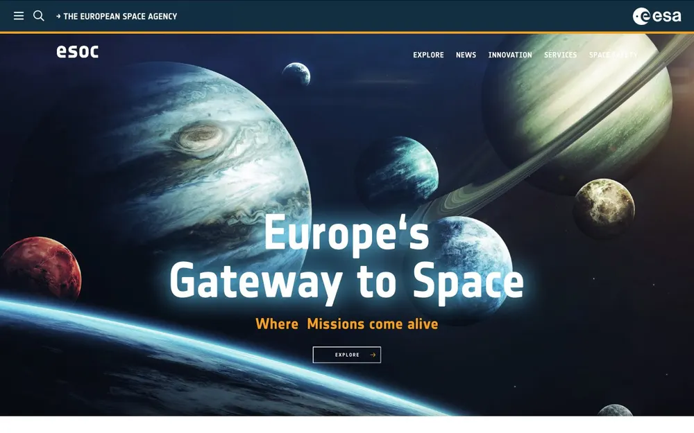 Website ESA ESOC