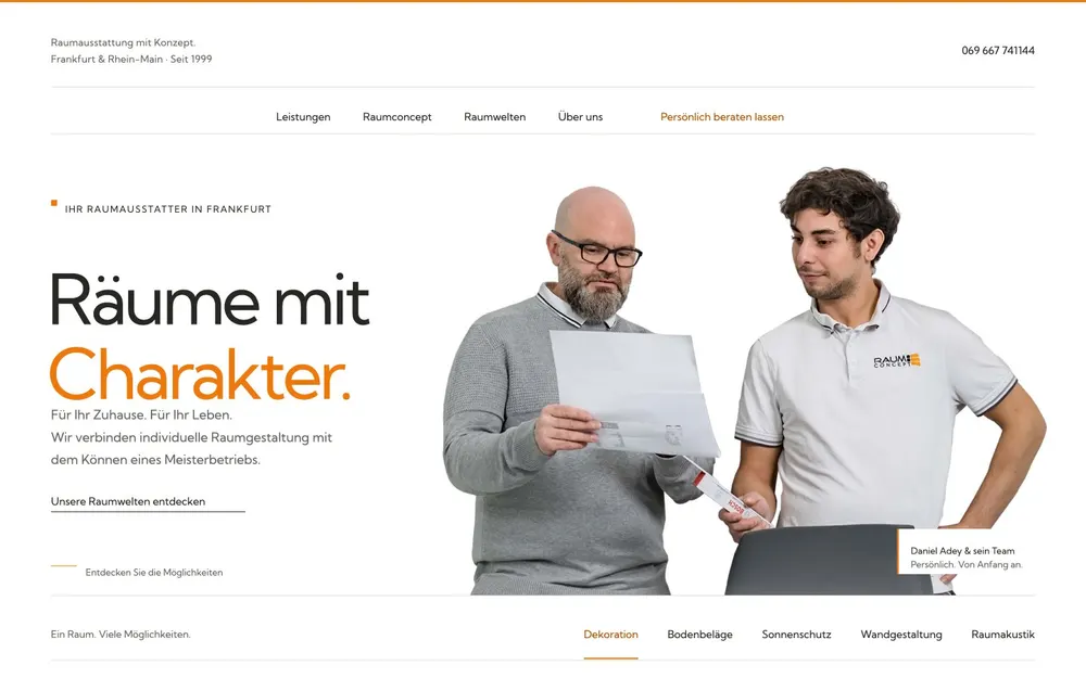 Website Raumconcept